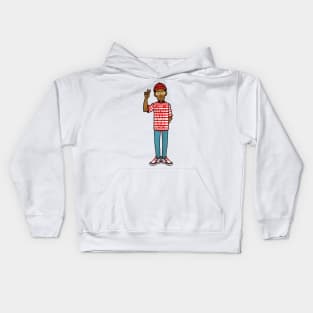 Finding Wally Kids Hoodie